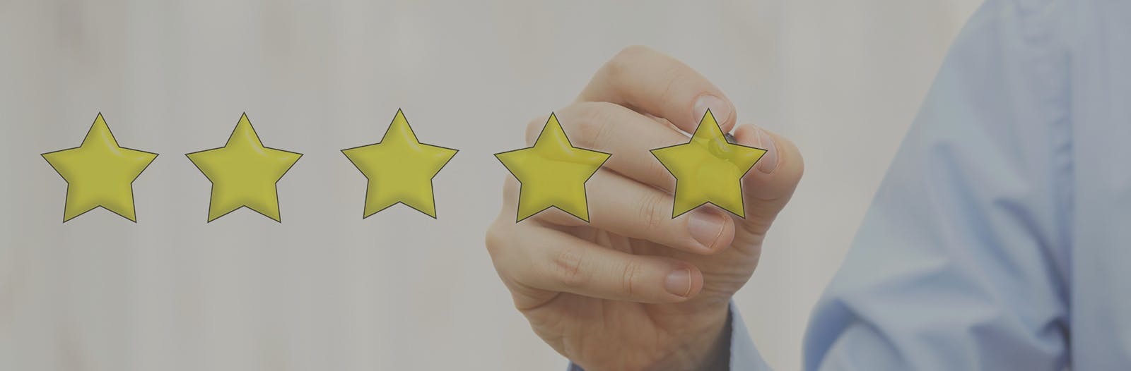 Reviews page header